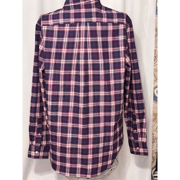 GREAT CONDITION Vineyard Vines Men Plaid Performance Flannel Classic Fit Tucker - Picture 3 of 7